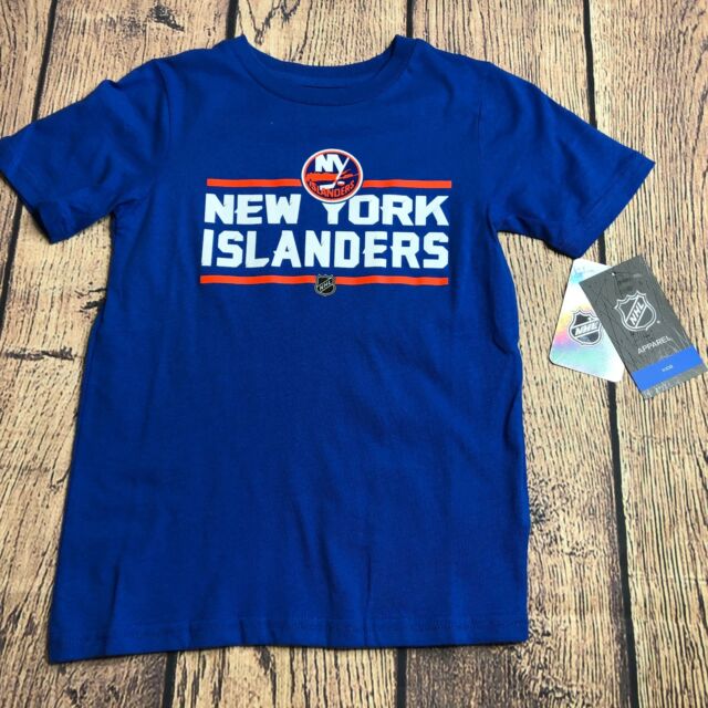 NHL Kids Large 7 New York Islanders Logo Short Sleeve Blue Tee T Shirt ...