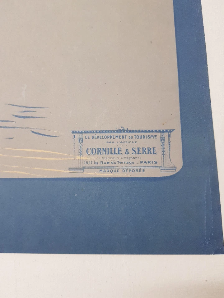 Rare affiche Casino de Granville Géo Dorival 1912 - Photo 2/4