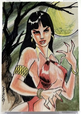 VAMPIRELLA 2012 Breygent Full Color sketch card 1/1 REINER LAGUNSAD 243