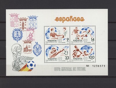 S46696 Spain MNH 1982 World Cup Soccer 1 S/S | eBay