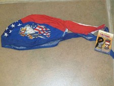 AMERICAN FLAG EAGLE - Skull Cap Do Rag Bandana - NEW w/ Tags