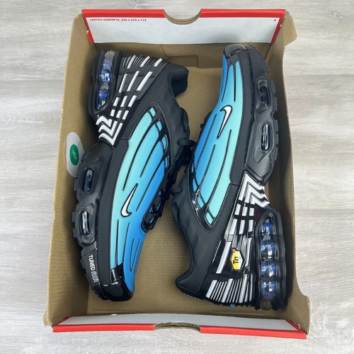 Nike Air Max Plus 3 TN Aqua Gradient Blue Black New Mens Size 10.5 FQ2417-001 - Picture 9 of 10