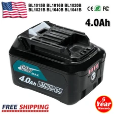 12V For Makita 4Ah BL1041B Max CXT Li-ion Battery BL1021B  BL1020 BL1015 BL1016