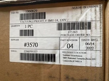 TENNANT 1060829 Upright Vacuum, 120 cfm, 14" Cleaning Path (NEW)