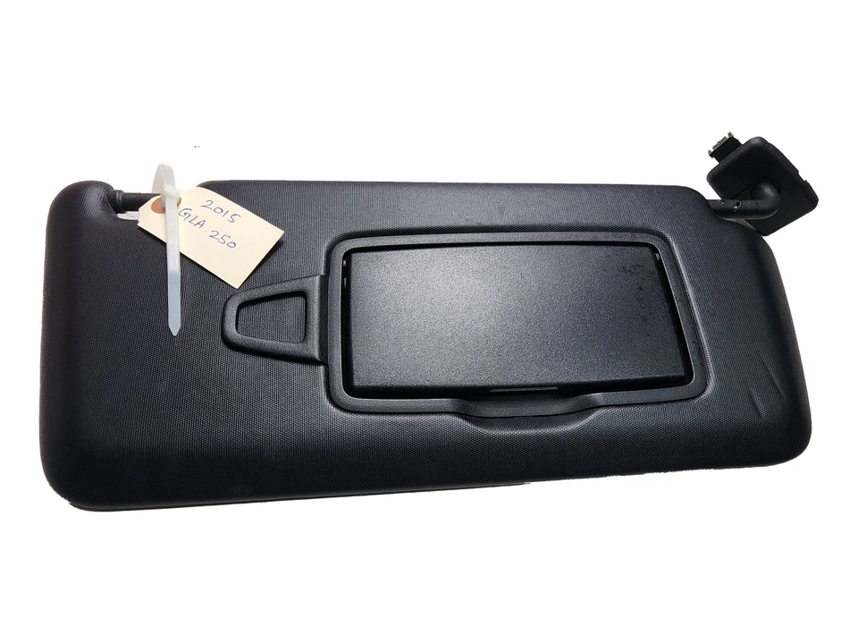 Mercedes-Benz GLA250 2015-2020 parasol pasajero lado derecho parasol negro OEM Foto 3 de 4