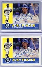 ADAM FRAZIER 2022 Topps Archives Fan Favorites On Card Silver Auto /99 + Auto