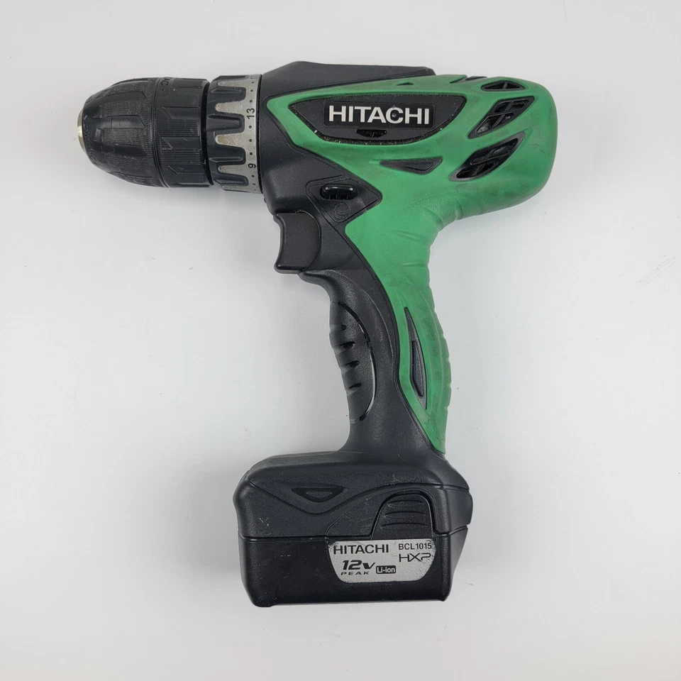 Hitachi 12V Cordless Drill & Impact Combo 2 Batteries & Charger WH10DFL DS10DFL - Image 2 of 4