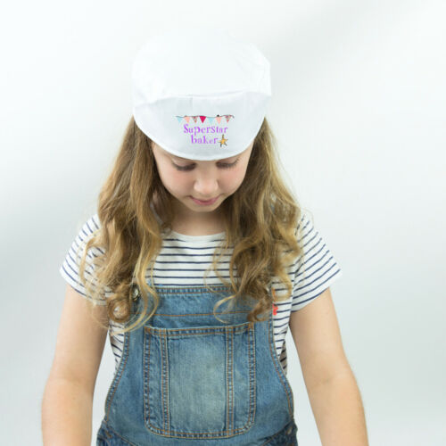 Cookify Superstar Baker Skullcap Chef Cooking Hat - Men Women Children Kids - Picture 3 of 3
