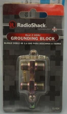 RadioShack 15-924 Dual 2.4GHz Grounding Block NEW Sealed Free Shipping
