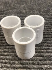 Lot of 3 LASCO Sch 40 PVC COUPLER 3/4" SLIP x SLIP Coupling