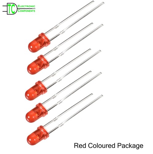 3mm Round Bright LEDs Different Packages Available Steady Colour Changing - Picture 24 of 24