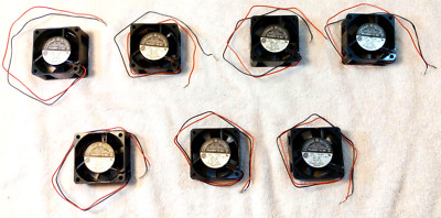 Lot of 7 COMAIR ROTRON FS12B3 FANS AXIAL 60MM X 60MM 12VDC 0.13AMP 1.56W, READ.
