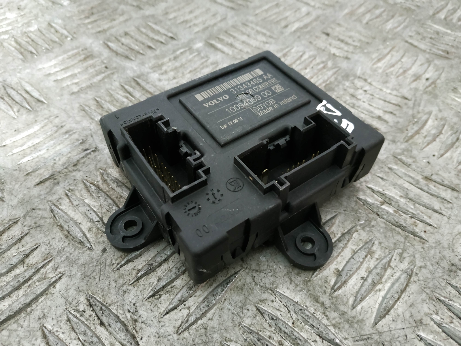 VOLVO XC60 2.4D D3 D4 2012 Front Right Door Control Unit 31343465 