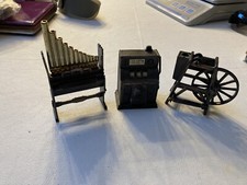Lot 3 Vintage Collectible Diecast Metal Pencil Sharpeners 1980s