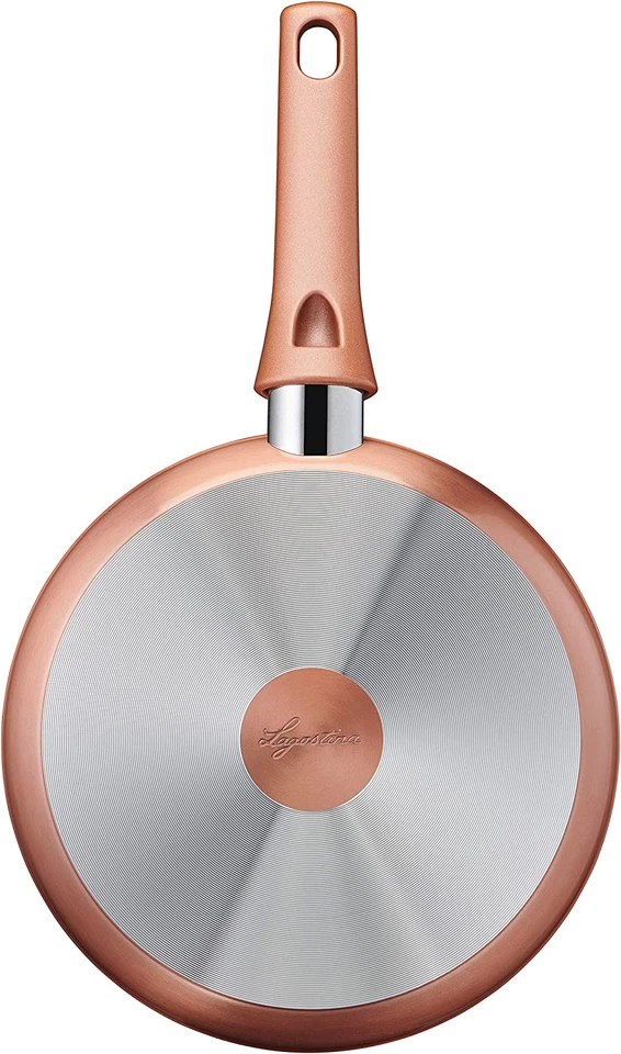 Ramata Padella Antiaderente in Alluminio Ø 28 Cm Con Esterno Effetto Rame, Pento - Immagine 2 di 4