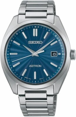 SEIKO Men`s Watch ASTRON SBXY031 Blue Dial Titanium Radio Solar Made in Japan