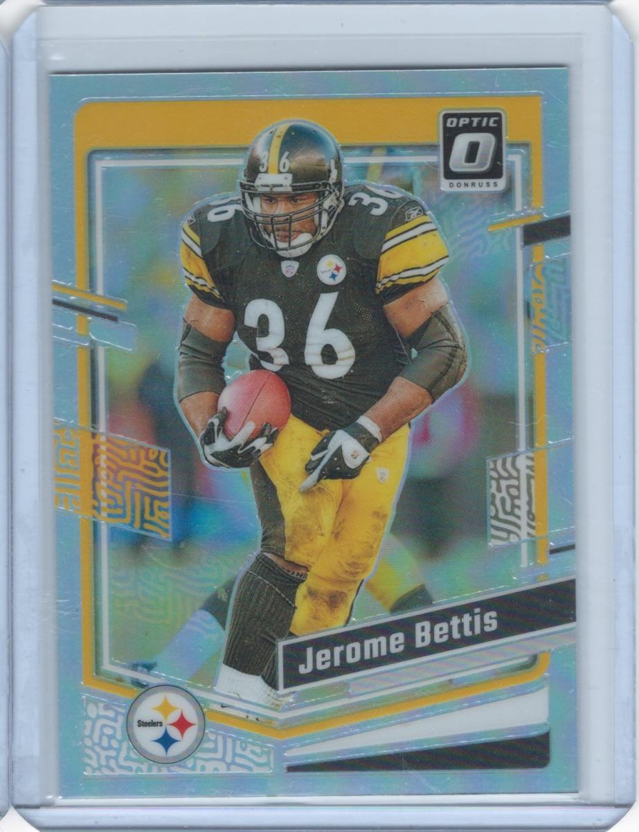 Jerome Bettis 2023 Donruss Optic #162 Holo Pittsburgh Steelers