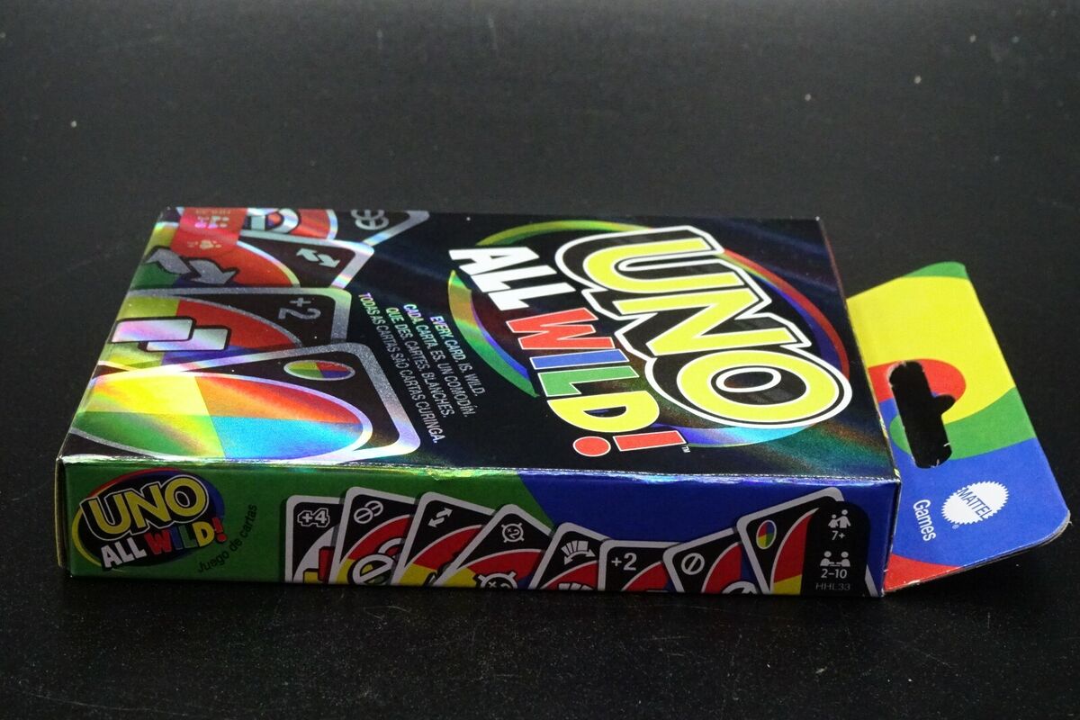 Mattel games Uno All Wild Card Game Multicolor