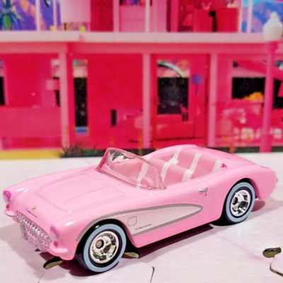 HOT WHEELS RLC EXCLUSIVE BARBIE THE MOVIE 1956 PINK CORVETTE REAL
