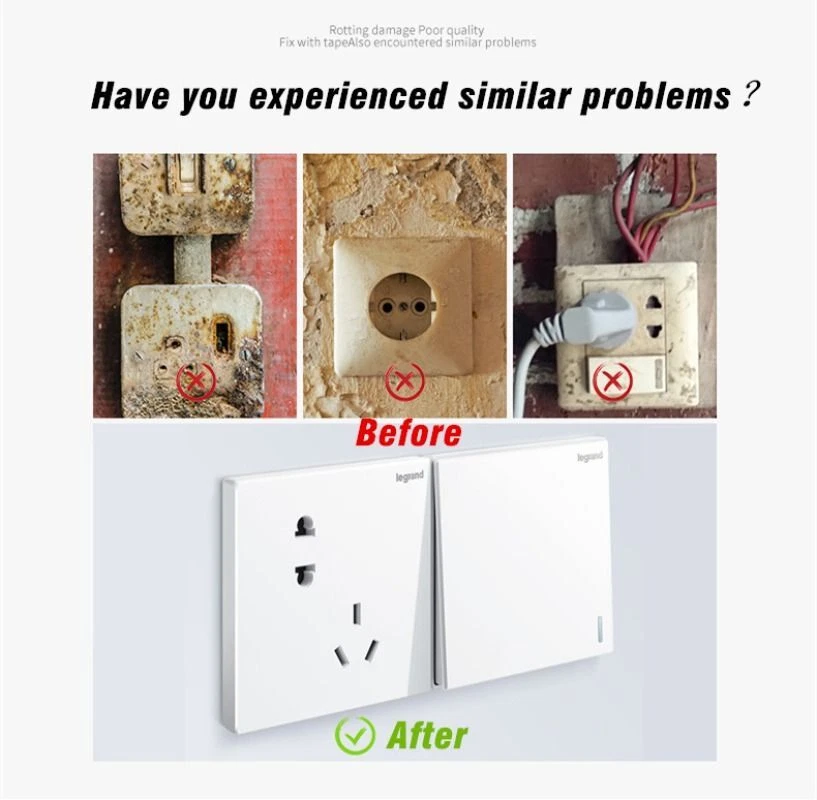 Dark Box Repairer Cassette Repair 86mm Screw Plug Switch Old Socket Boxes 10Pcs - Image 3 of 4