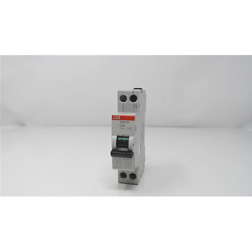 ABB S941N INTERRUTTORE MAGNETOTERMICO 25A 4,5KA C 1 MODULO 1P+N  EE 556 5
