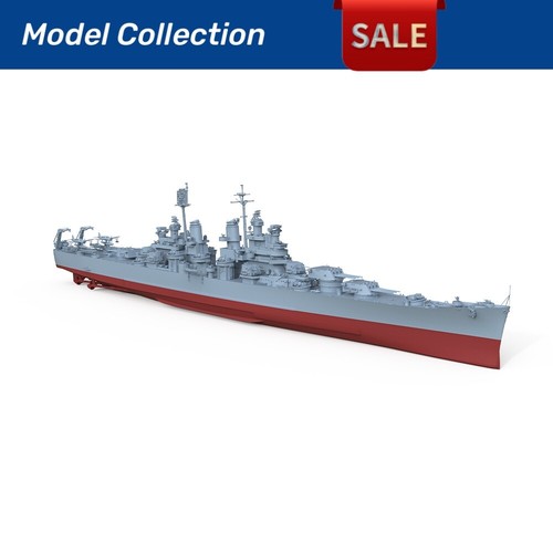 SSMODEL 1/1000 1/1200 USS Pittsburgh CA-72 Baltimore-class Heavy Cruiser 1953 - Picture 4 of 6
