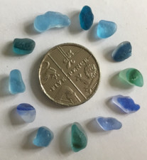 Oryginalne szkło morskie Seaham - małe multis x 12
