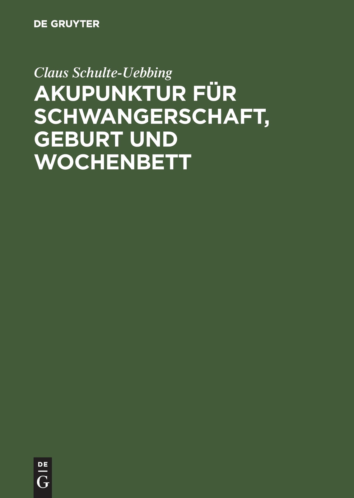 Thumbnail - Claus Schulte-uebbing | Akupunktur Für Schwangerschaft, Geburt Und