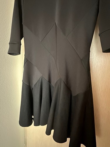 Viktor&rolf 3/4 Sleeves Black Wool /Polyester Dress 44 New - Picture 4 of 15