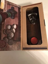 Magnetic/Wall-Mounted Beverage Bottle Opener with Bottle Cap Catcher