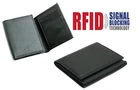 MENS RFID PROOF LEATHER ULTRA SLIM CREDIT CARD HOLDER NOTE CASE WALLET BLACK 185