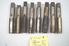 LOT 8 R N Morse Winter Threadwell 1" 8 and 1" 14 HSS Taps Coarse Fine E152