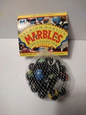 Mega marbles premium quality marbles the collector series BLACK SWIRL