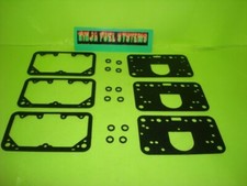 2 Bbl Bowl Service Pack Black Coated Gaskets For Ford Tri Power Carburetors