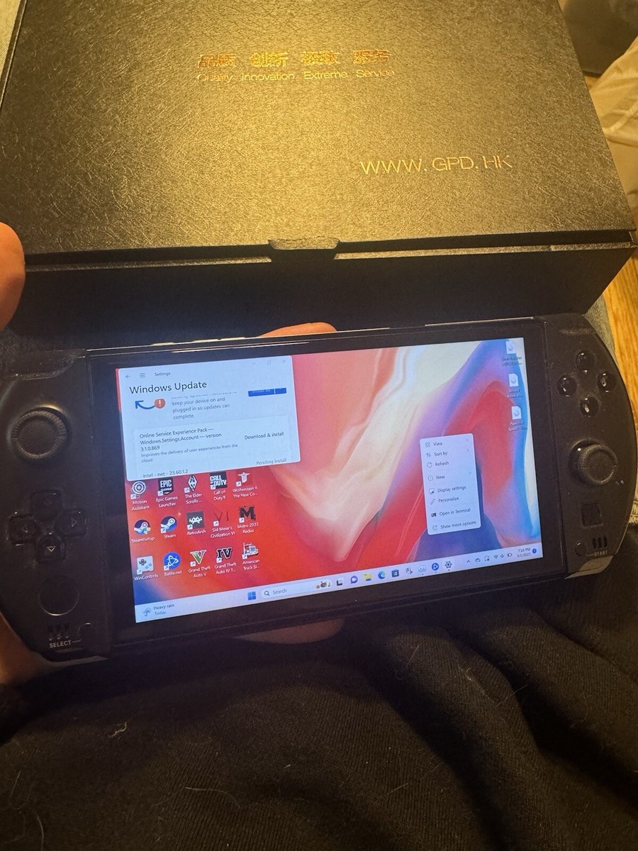 【美品】GPD Win4 (6800U/16GB/1TB) GPD WIN 4 White AMD Ryzen 7 6800U 16GB RAM 512GB Windows 11
