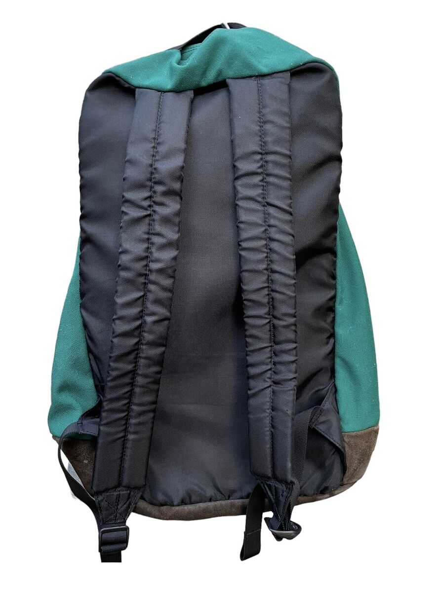 Rare 90s Vintage Nike Forest Green Leather Backpack Made In Rare 90s Vintage Nike Forest Green Leather Backpack Made In