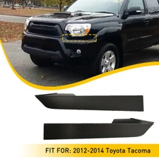 FIT FOR TY TACOMA 2012 2013 HEADLIGHT 2014 FILLER TRIM RIGHT & LEFT PAIR BLACK