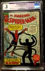 AMAZING SPIDER-MAN #3 1ST DOC OC CGC .5 restored, PAGE 12 missing- 1963 MARVEL