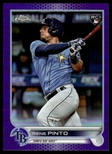 Rene Pinto 2022 Topps Chrome Update #USC139 Rays Insert ? SEE SCAN! FREE SHIP