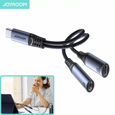 Audio Adapter USB C mit 2xUSB C 60W PD Joyroom