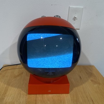Vintage JVC Video Sphere TV 3240 Rotating Base Good Working Condition