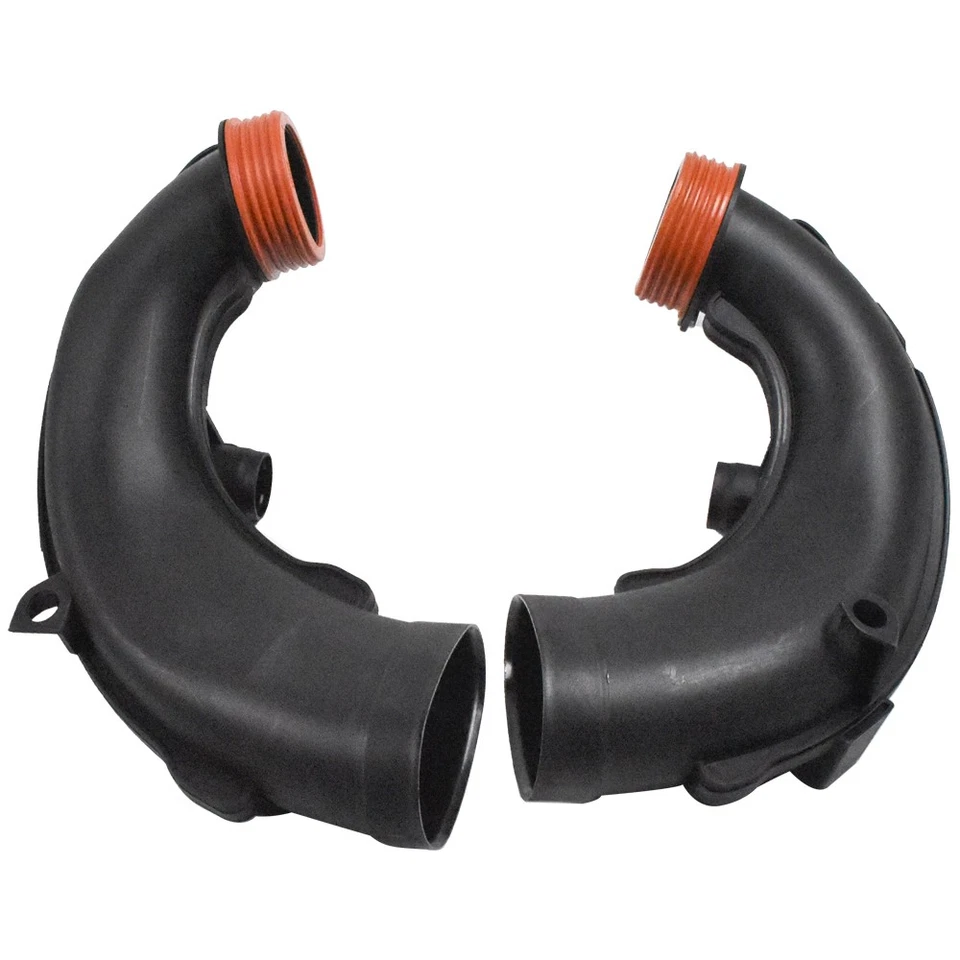 Mangueras de admisión de aire del motor trasero de 2 piezas para BMW E70 E71 F02 F07 F12 F13 550i 650i 750Li Foto 3 de 4