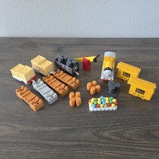 Thomas Friends TrackMaster Cargo Lot Crates Barrels Cars Accessories