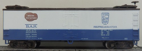 TREN MINIATURA BANGOR & AROOSTOOK 40' MADERA FRIGORÍFICO RTR KD coche # 6540 | Condition: Used