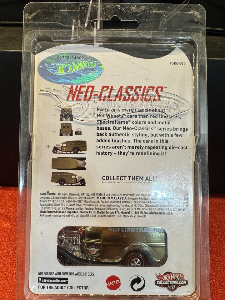 Hot Wheels Neo-Classics Serie 12 ENTREGA SOPLADA #2700/4500 Ltd. Edición Foto 3 de 4