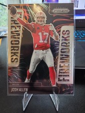 2025 Panini Prizm - Fireworks Josh Allen #23