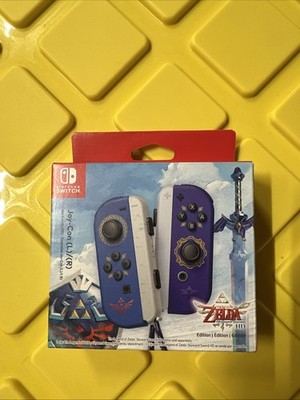 Nintendo Switch Joy-Con Legend of Zelda Skyward Sword Edition NEW - Sealed