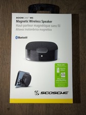 Scosche BoomCan MS MagSafe Bluetooth Speaker Portable Magnetic Black NEW