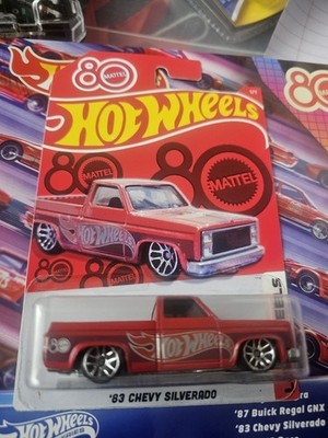 Hot Wheels Mattel's 80th Anniversary Target Exclusive Silverado On A Custom Card