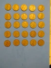 1910-p Solid Date 1/2 Roll Lincoln Wheat Cents